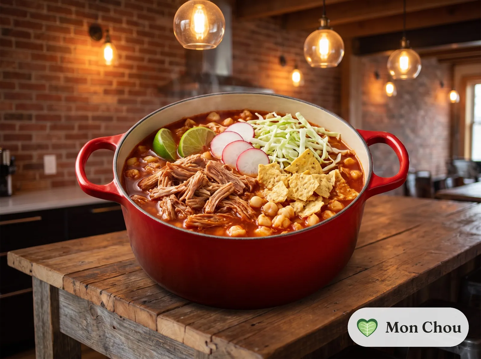 Pozole rouge au porc