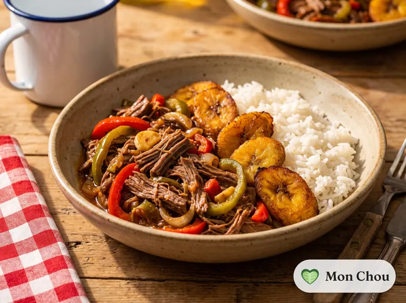 Ropa vieja et riz blanc