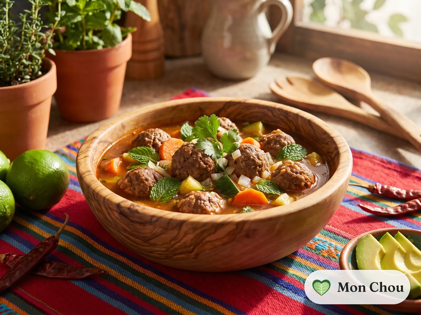Soupe d&rsquo;albóndigas