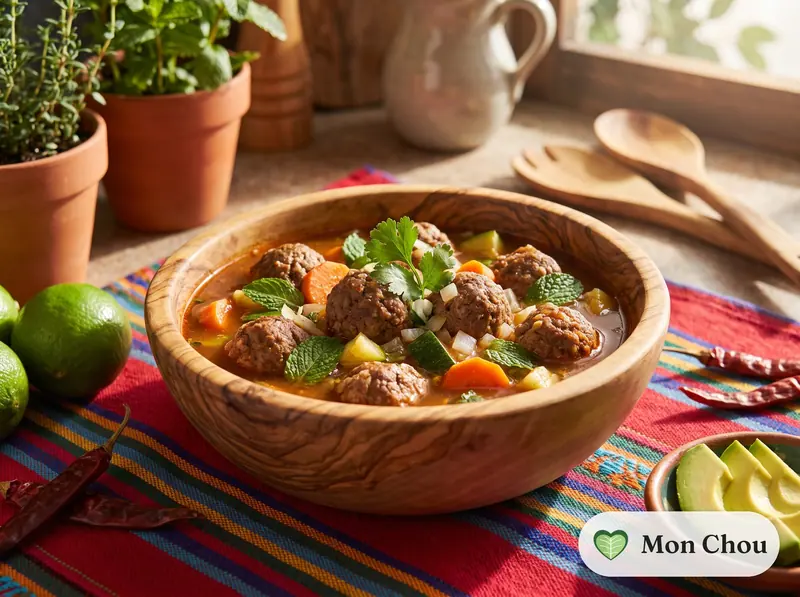 Soupe d&rsquo;albóndigas