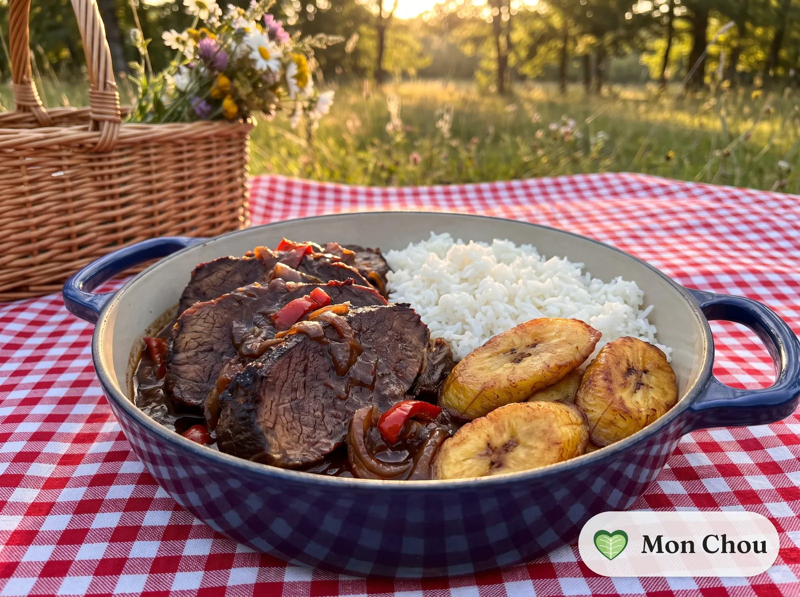 Asado negro et riz