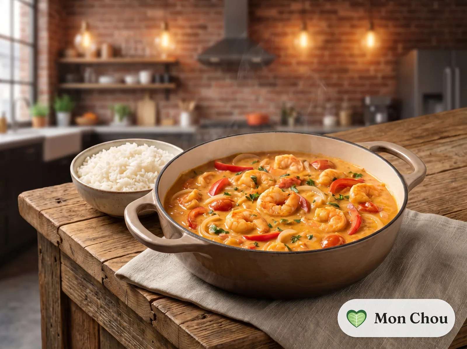 Bobó de crevettes et riz