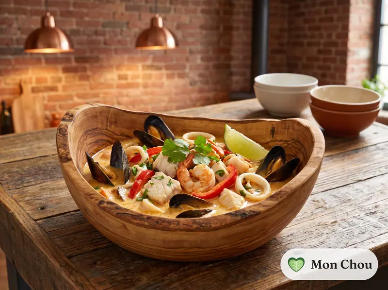 Cazuela de mariscos