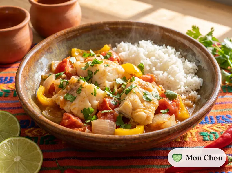Sudado de poisson et riz