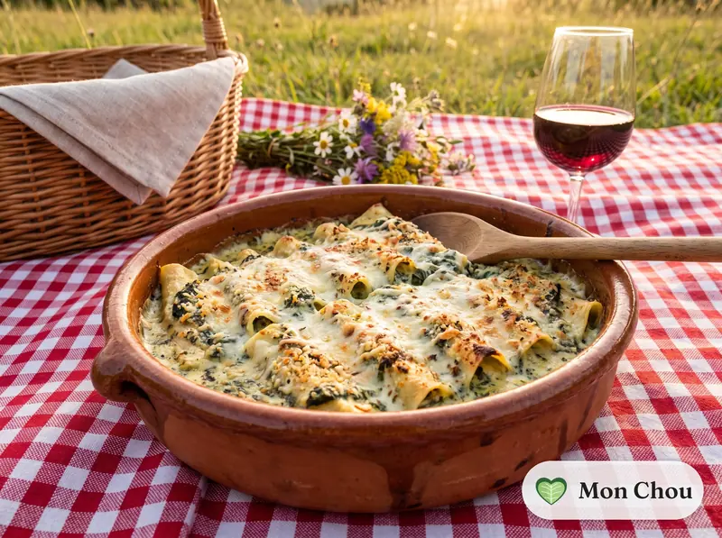 Canelones de verdura
