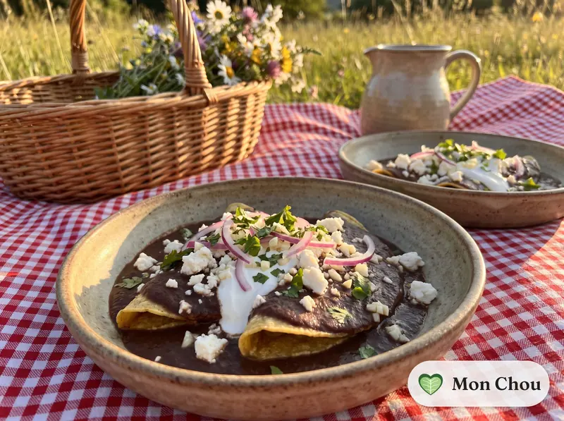 Enfrijoladas au fromage