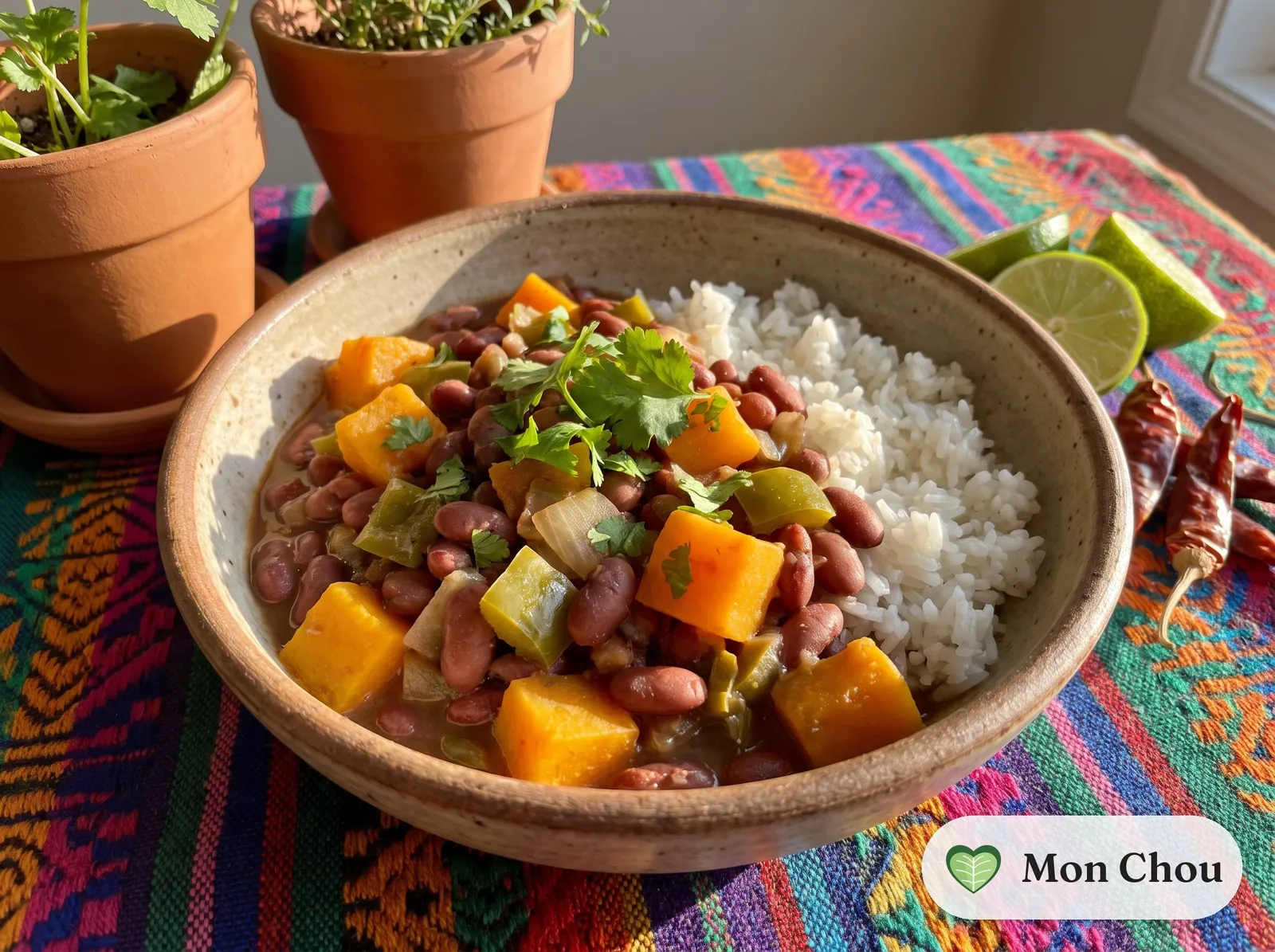 Habichuelas guisadas et riz