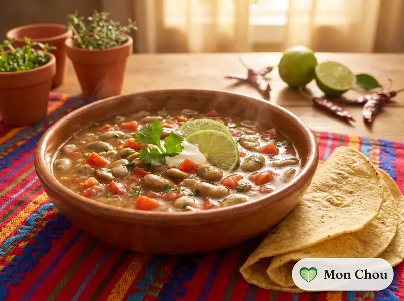 Soupe de fèves à la mexicaine
