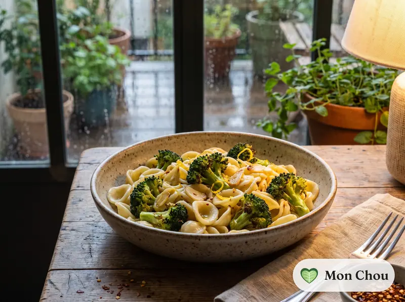 Pasta with broccoli and anchovies