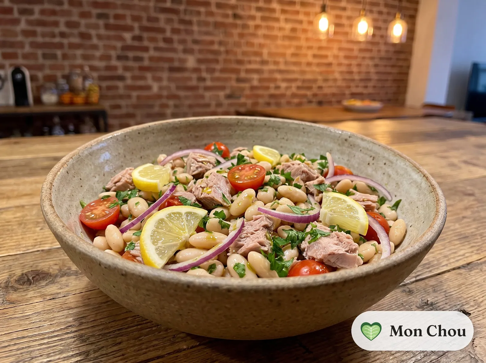 Salade de haricots blancs au thon