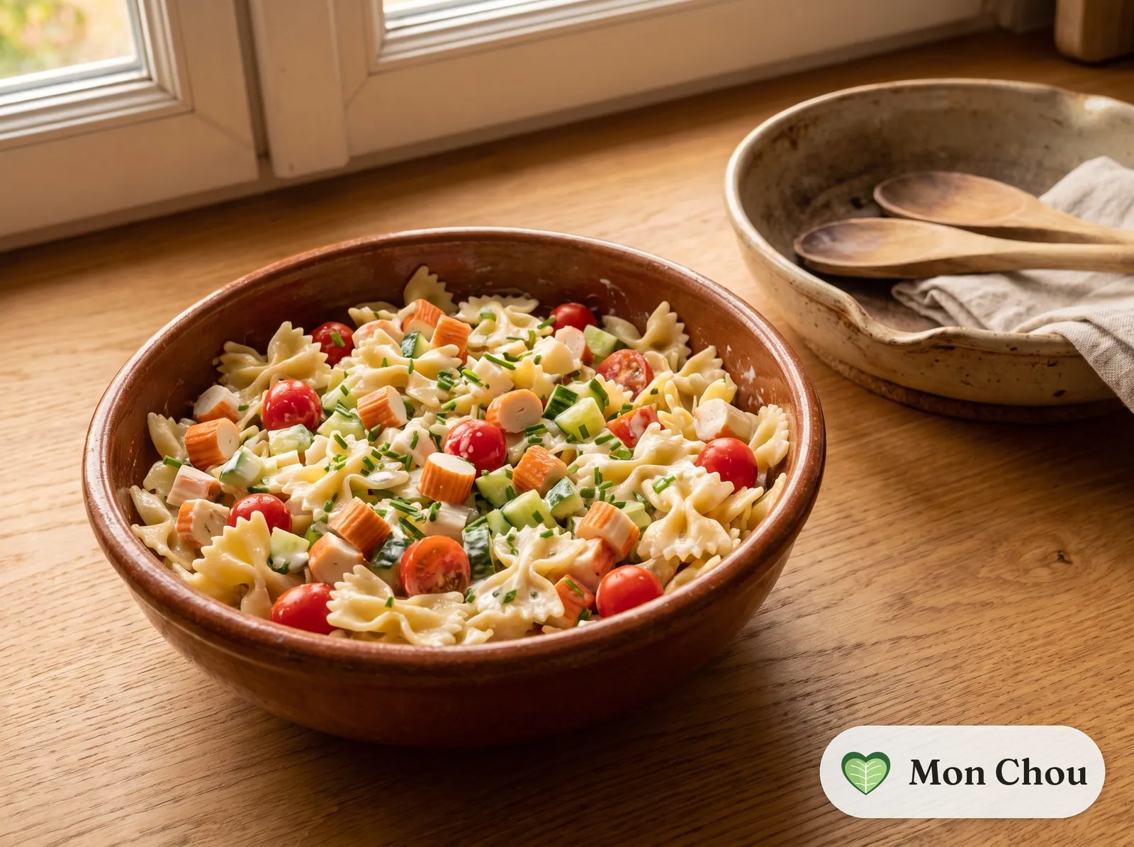 Salade de pâtes au surimi