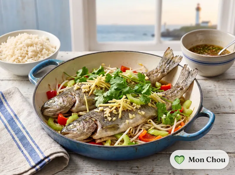 Poisson grillé de Wanzhou et riz