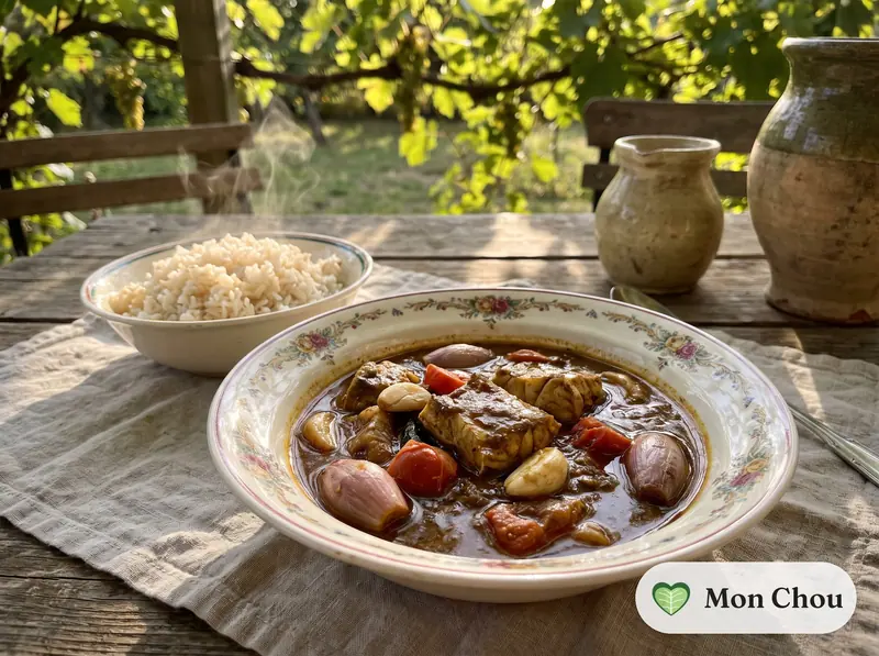 Meen kuzhambu et riz