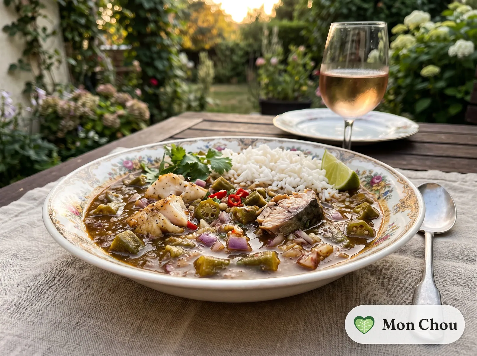 Soupe kandia au poisson et riz
