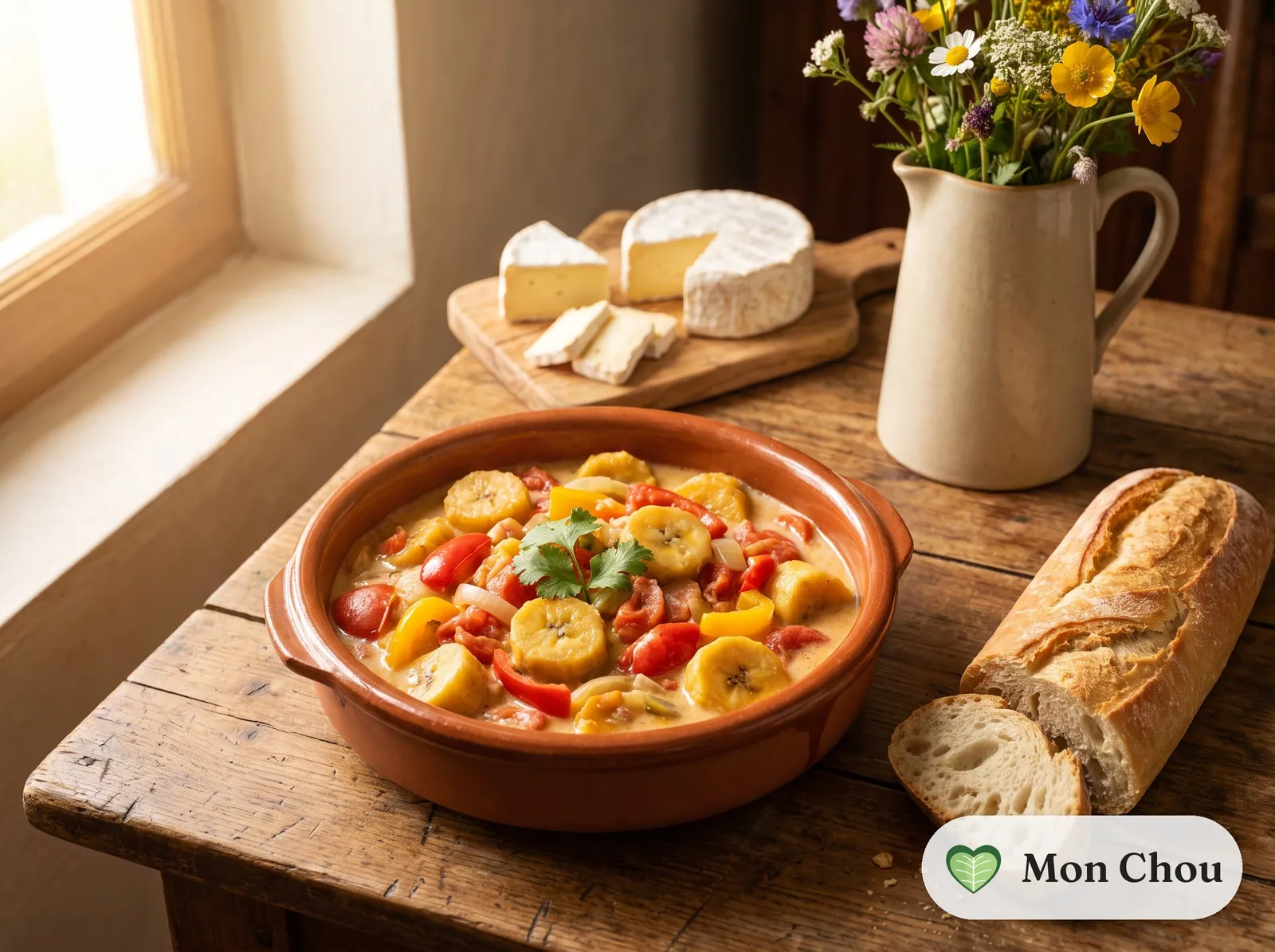 Moqueca de banane plantain et riz