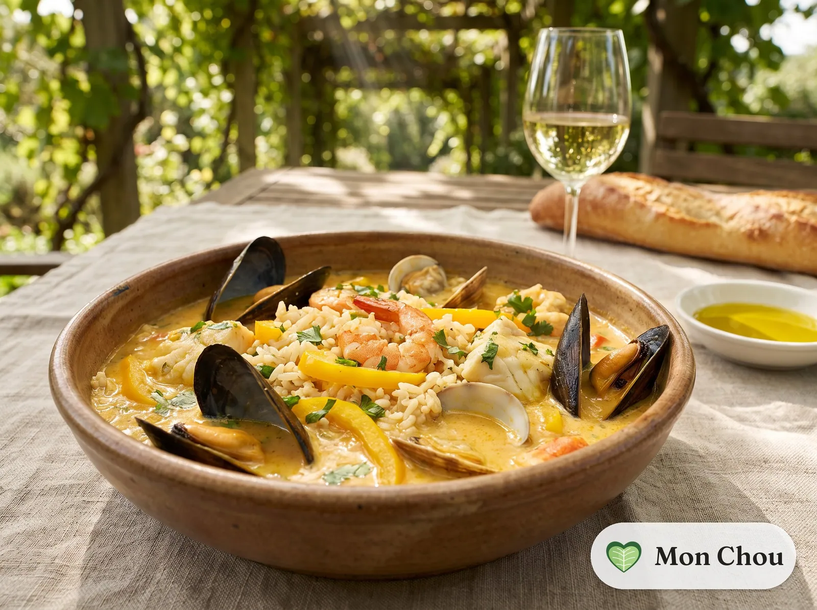 Picante de mariscos et riz