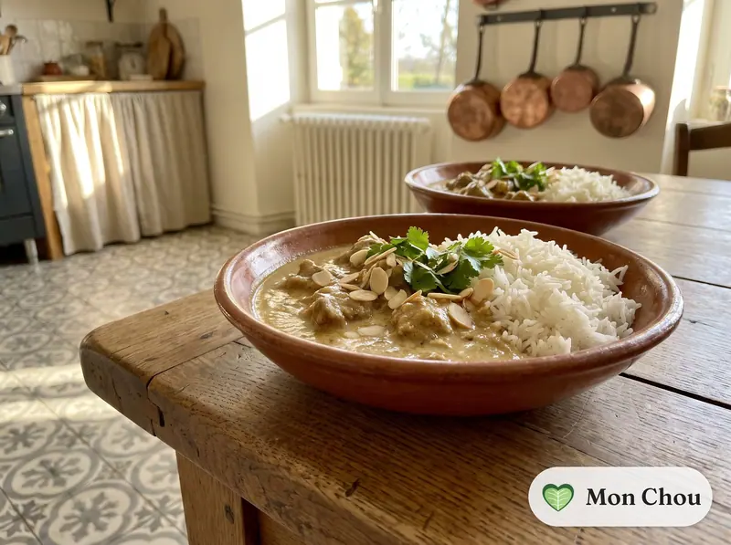 Agneau pasanda et riz basmati