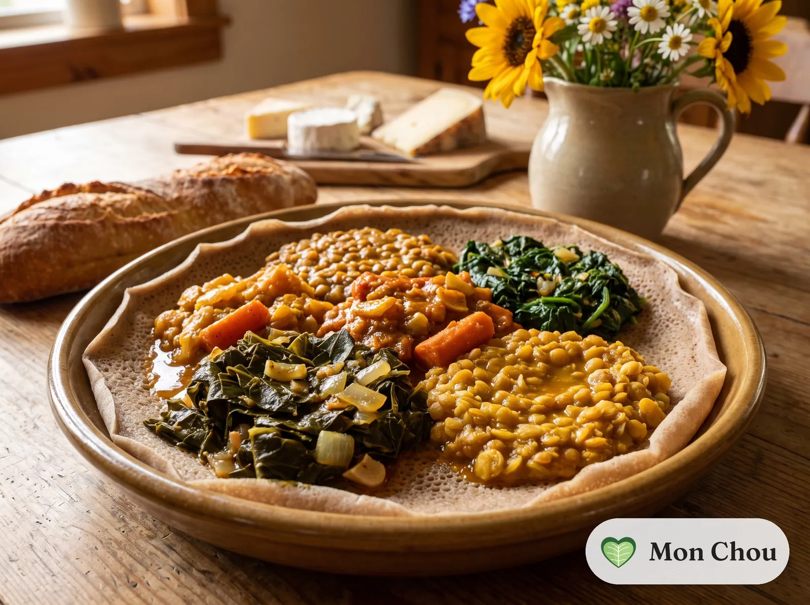 Beyaynetu et injera