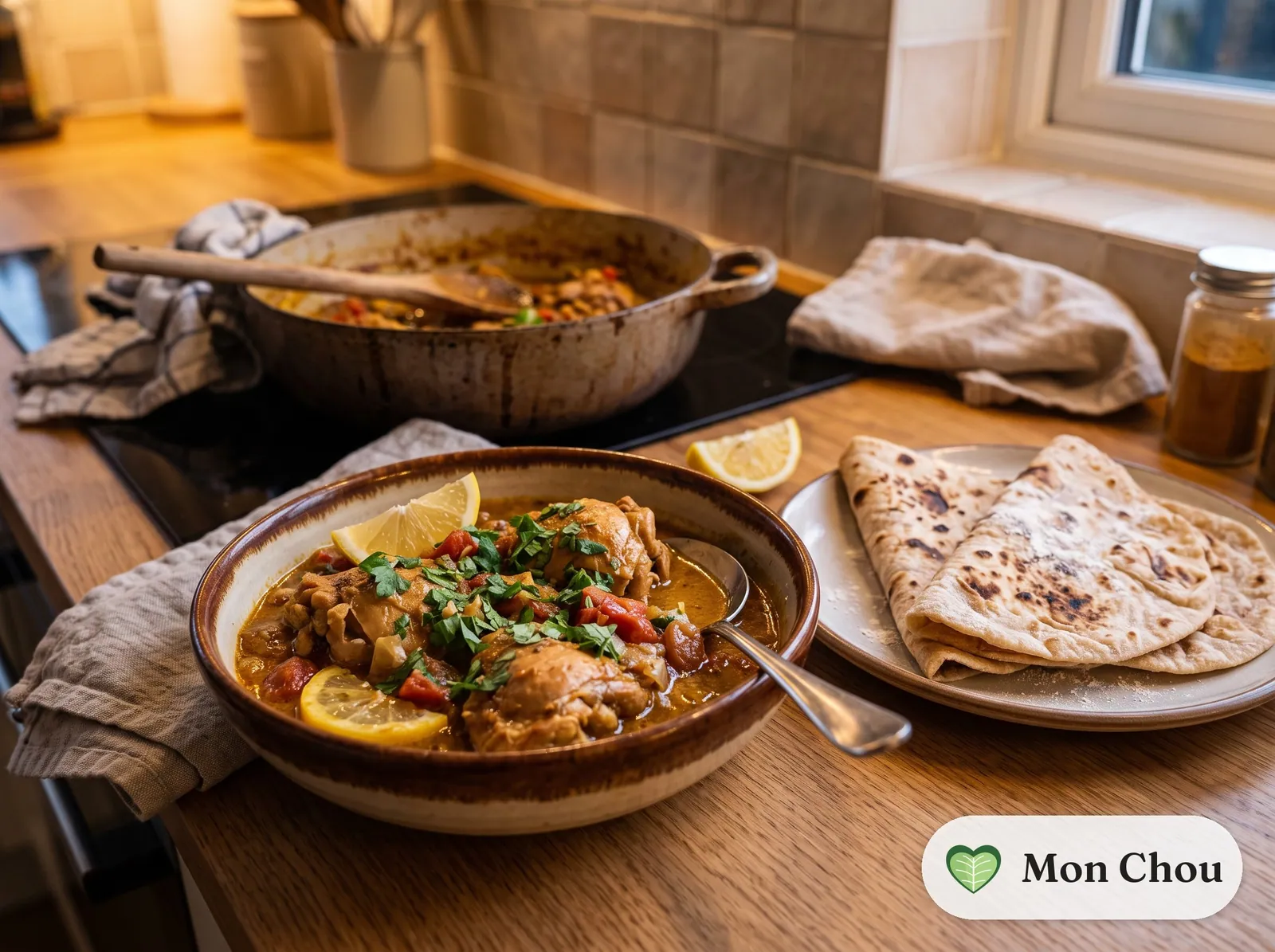 Kuku Paka mit Chapatis