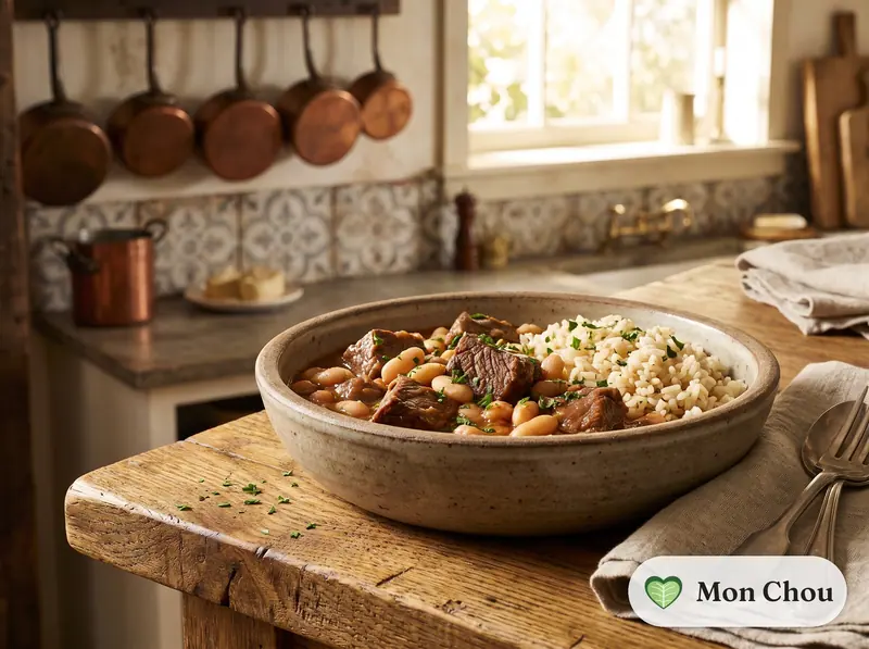 Kuru fasulye au bœuf et riz pilaf