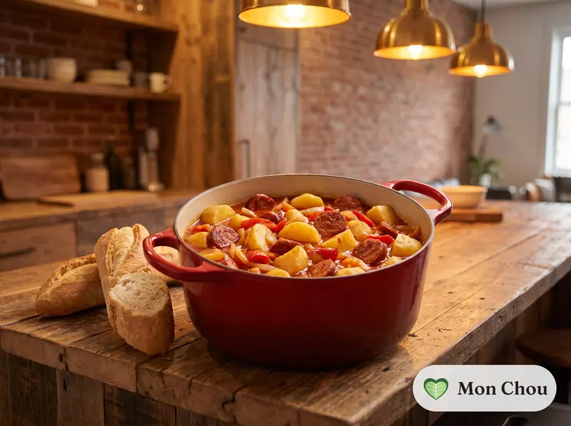 Patatas a la riojana au chorizo
