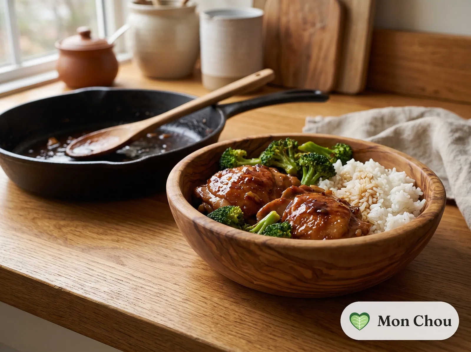 Teriyaki Hähnchen mit Reis