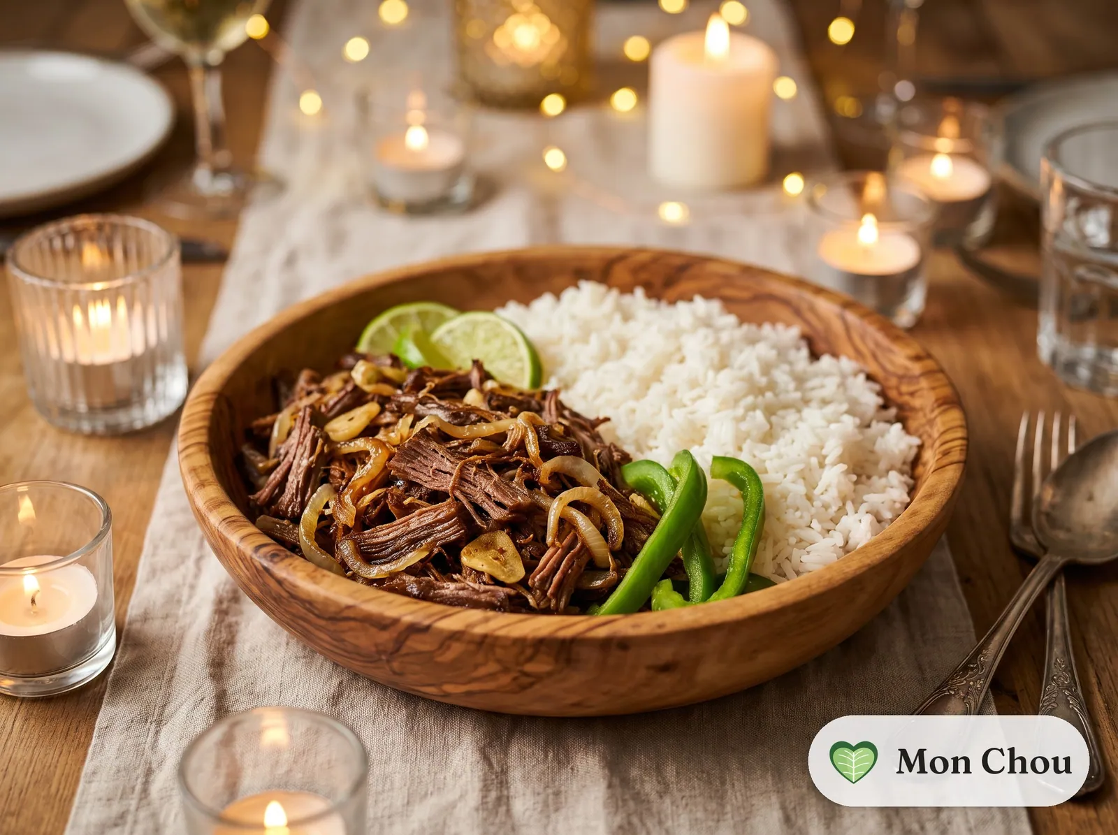 Vaca frita et riz blanc