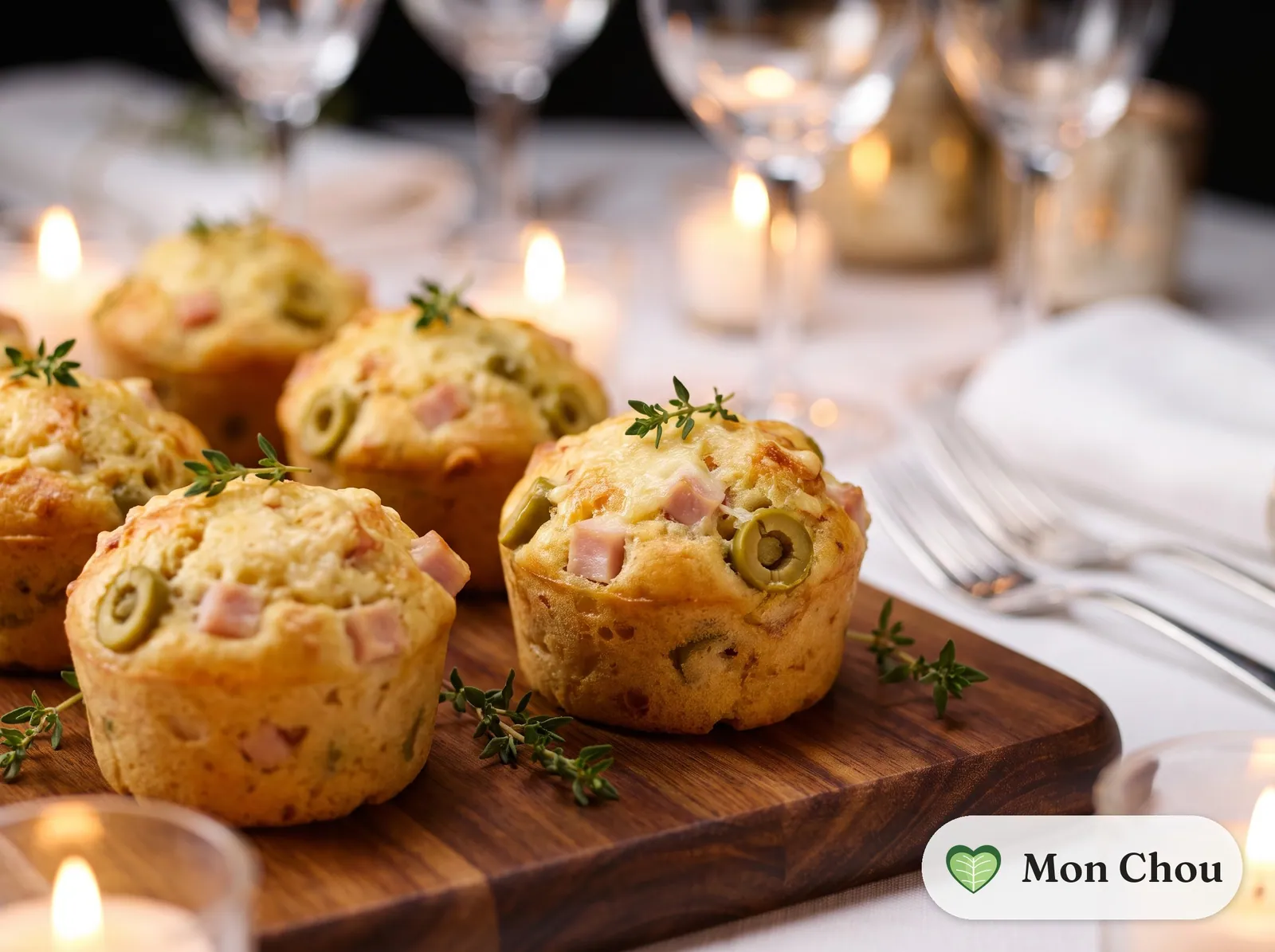 Ham and olive savory cake