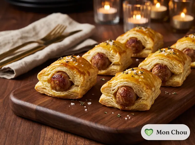 Feuilletés à la saucisse