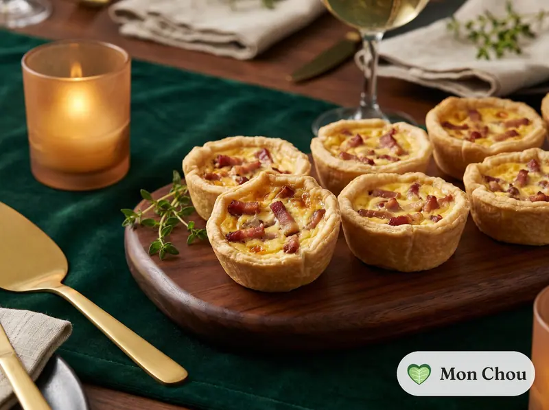 Mini quiches lorraines