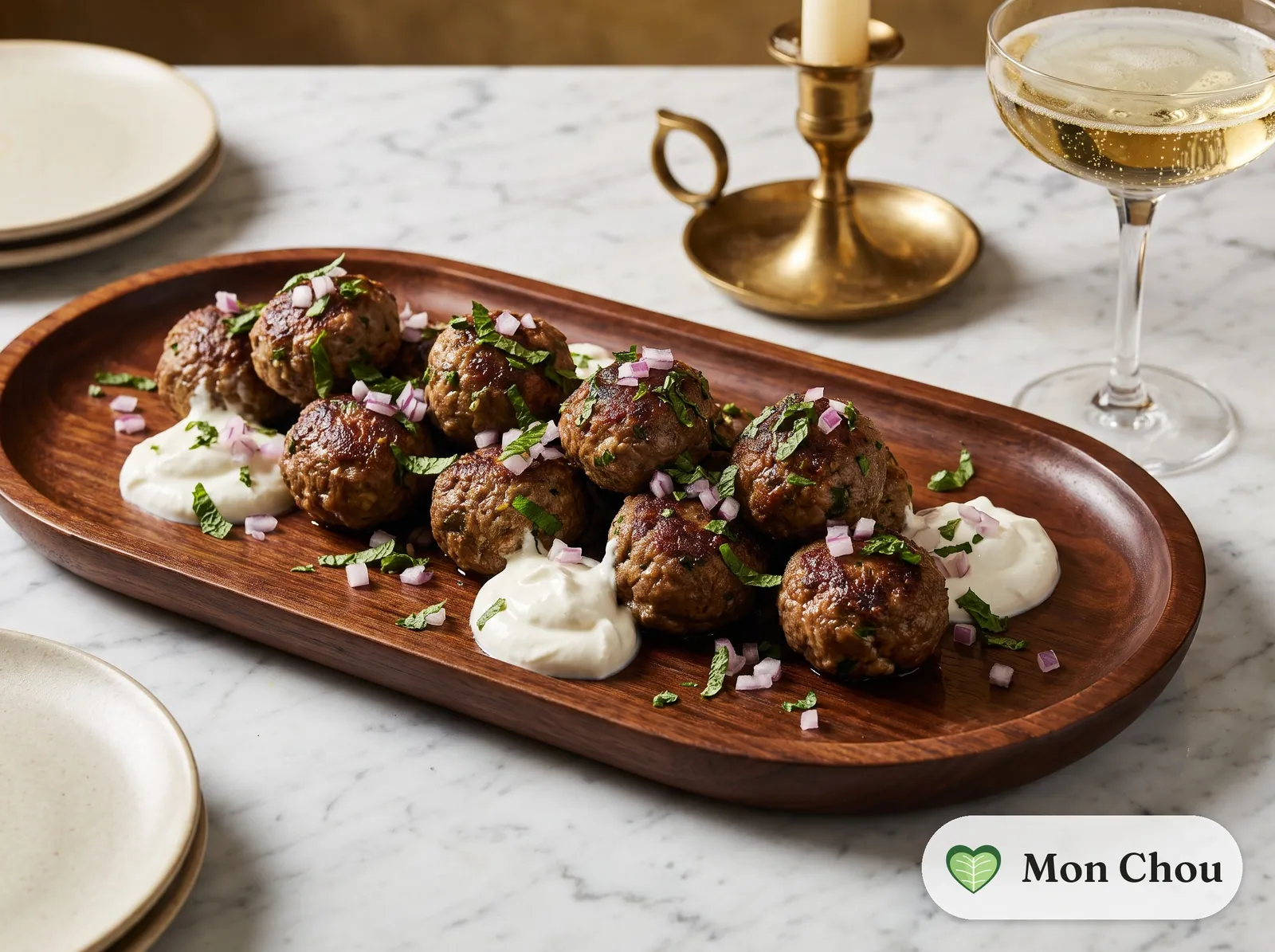 Boulettes d&rsquo;agneau à la menthe
