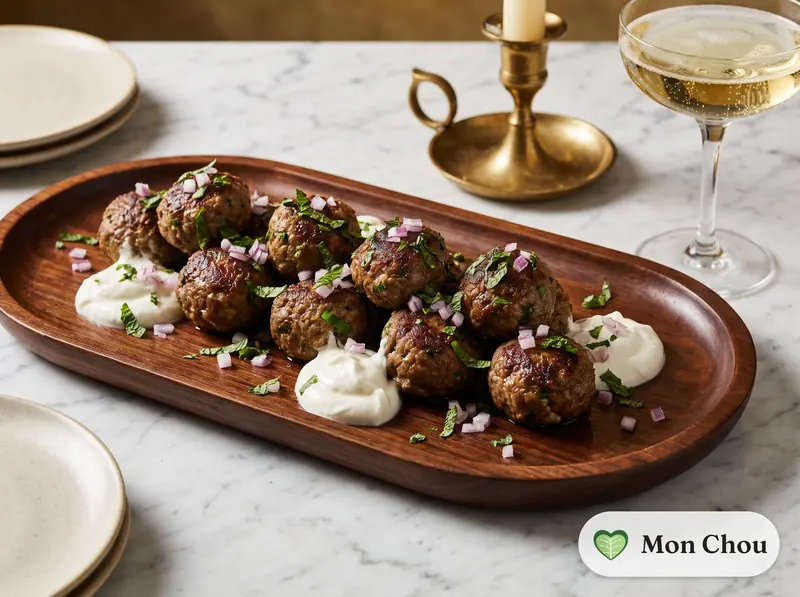 Boulettes d&rsquo;agneau à la menthe