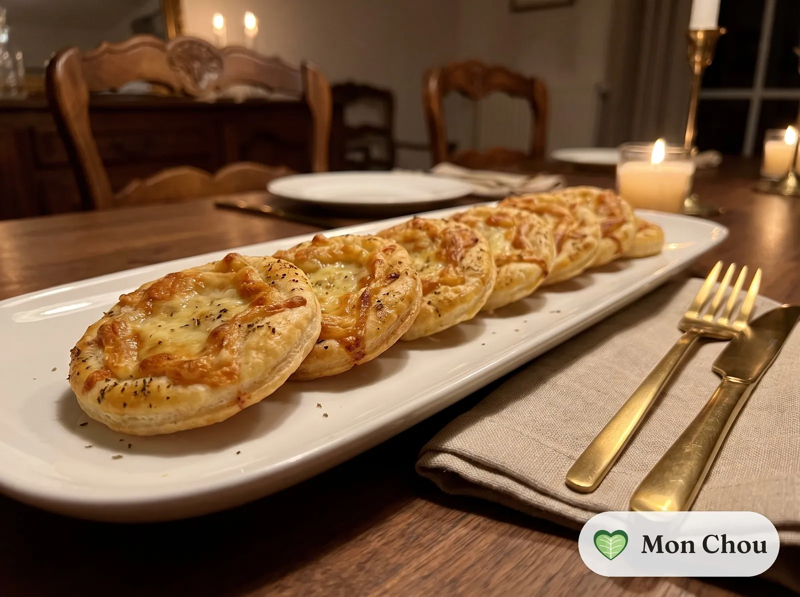 Mini flamiches au maroilles
