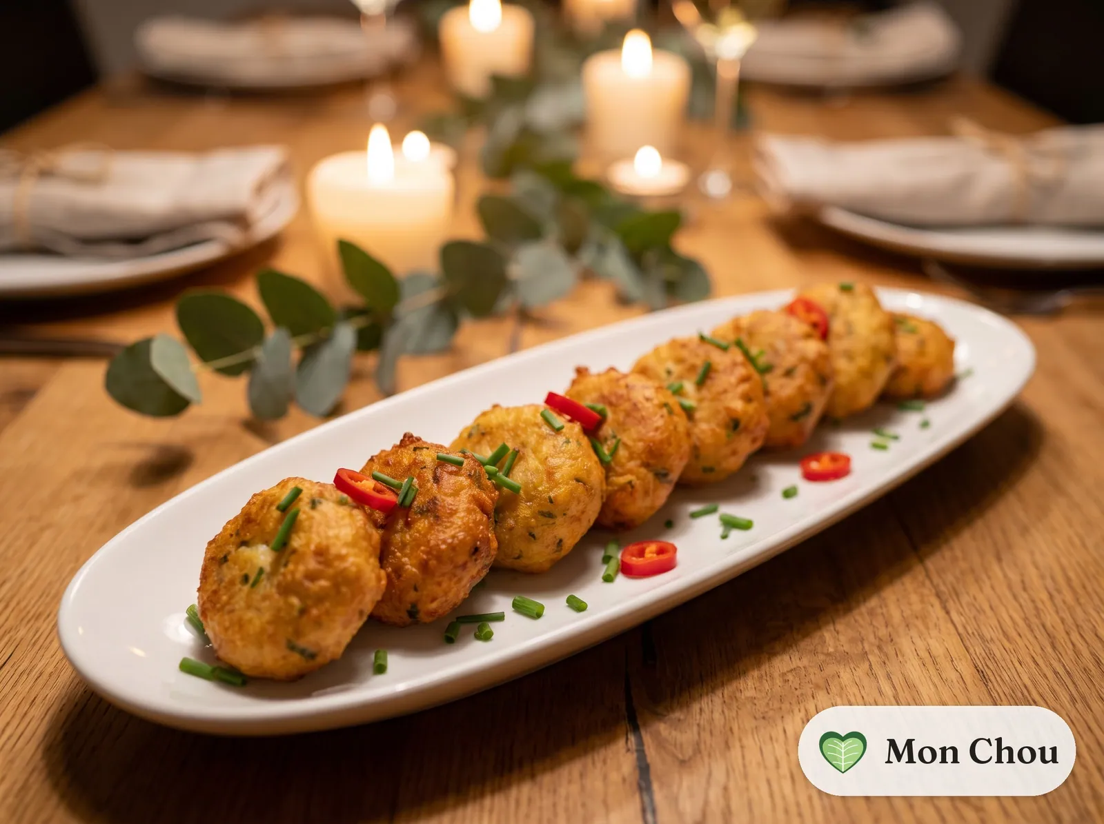 Cod fritters (accras de morue)