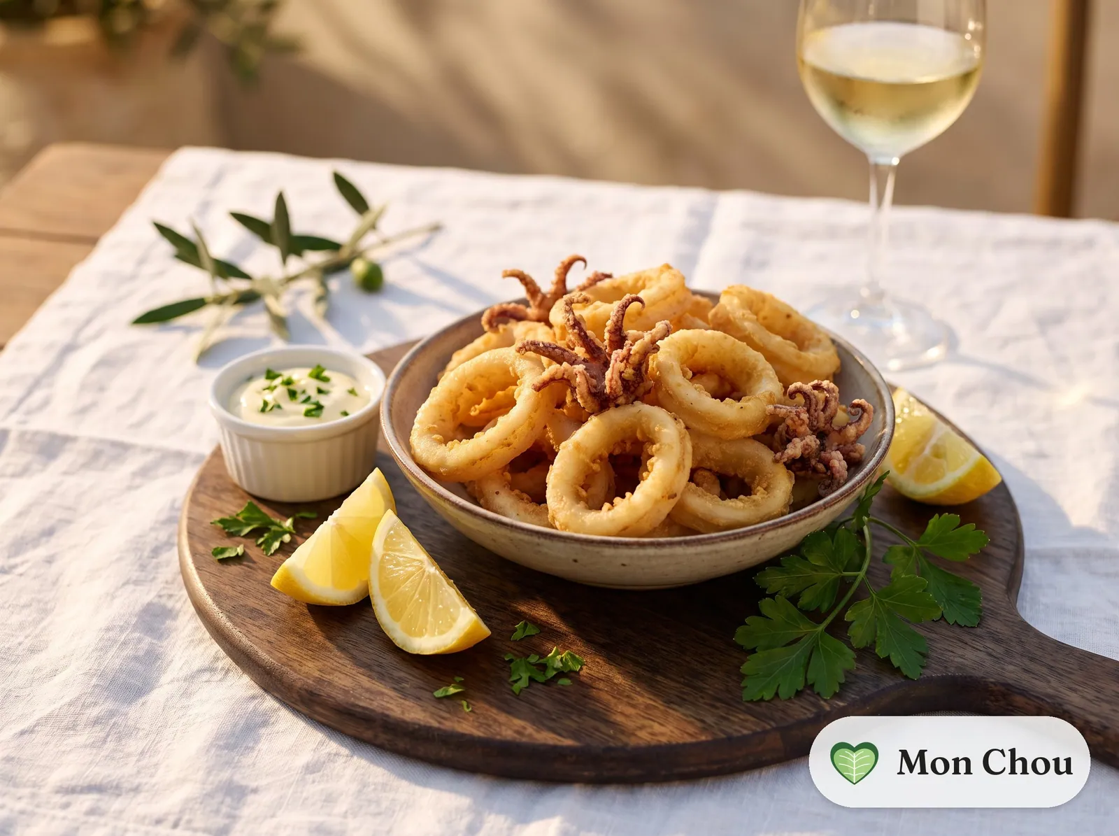 Frittierte Calamari nach römischer Art