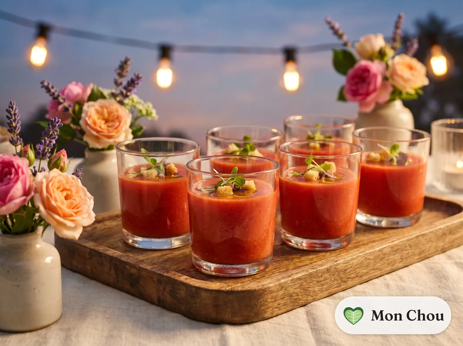 Gaspacho en verrines