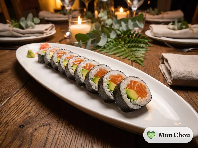 Makis saumon avocat