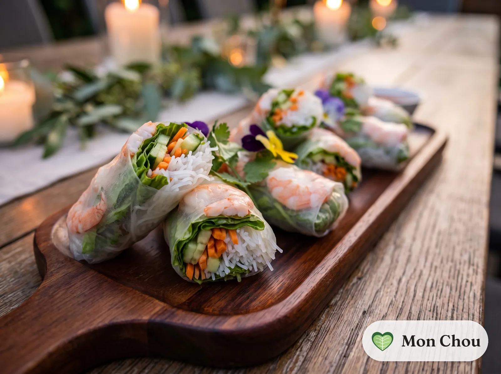 Shrimp spring rolls