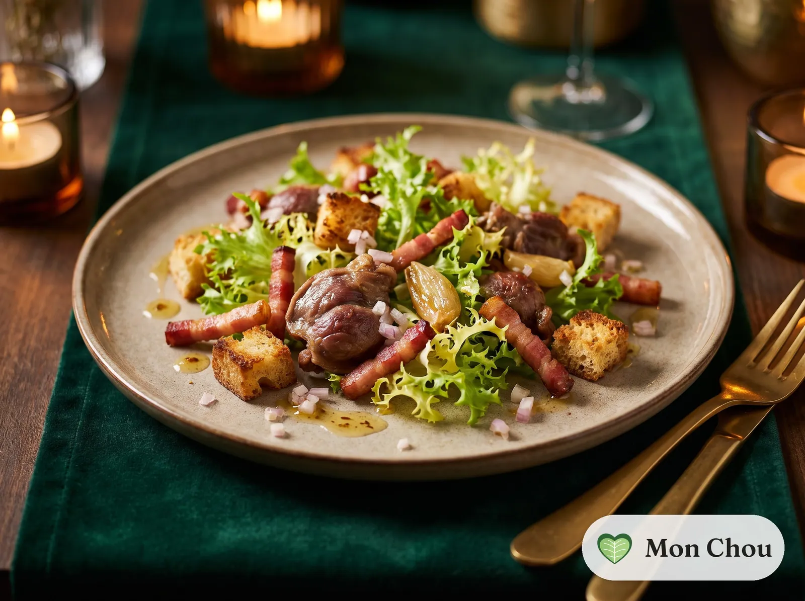 Salade de gésiers confits