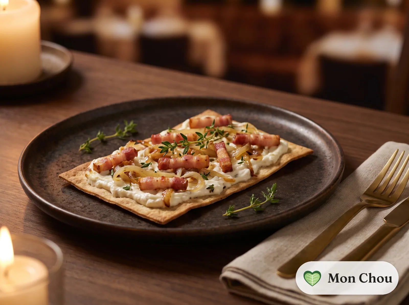 Flammekueche aux lardons