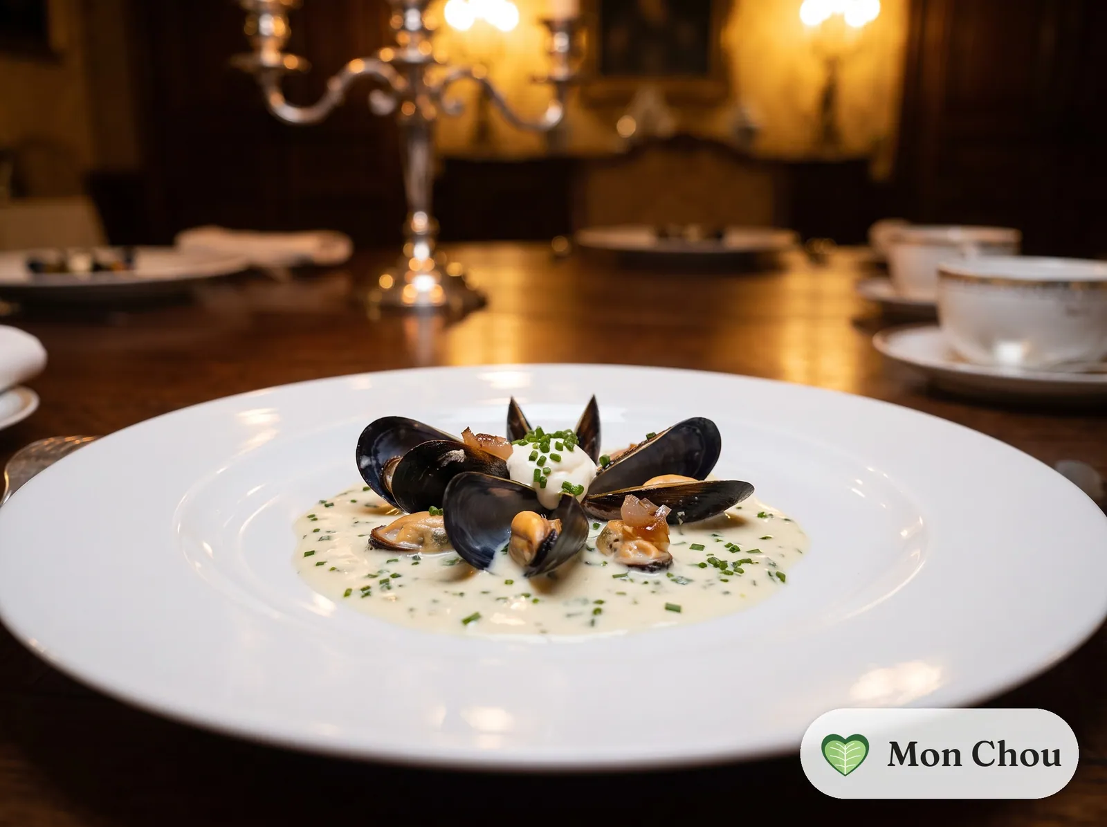 Mussels in cream sauce