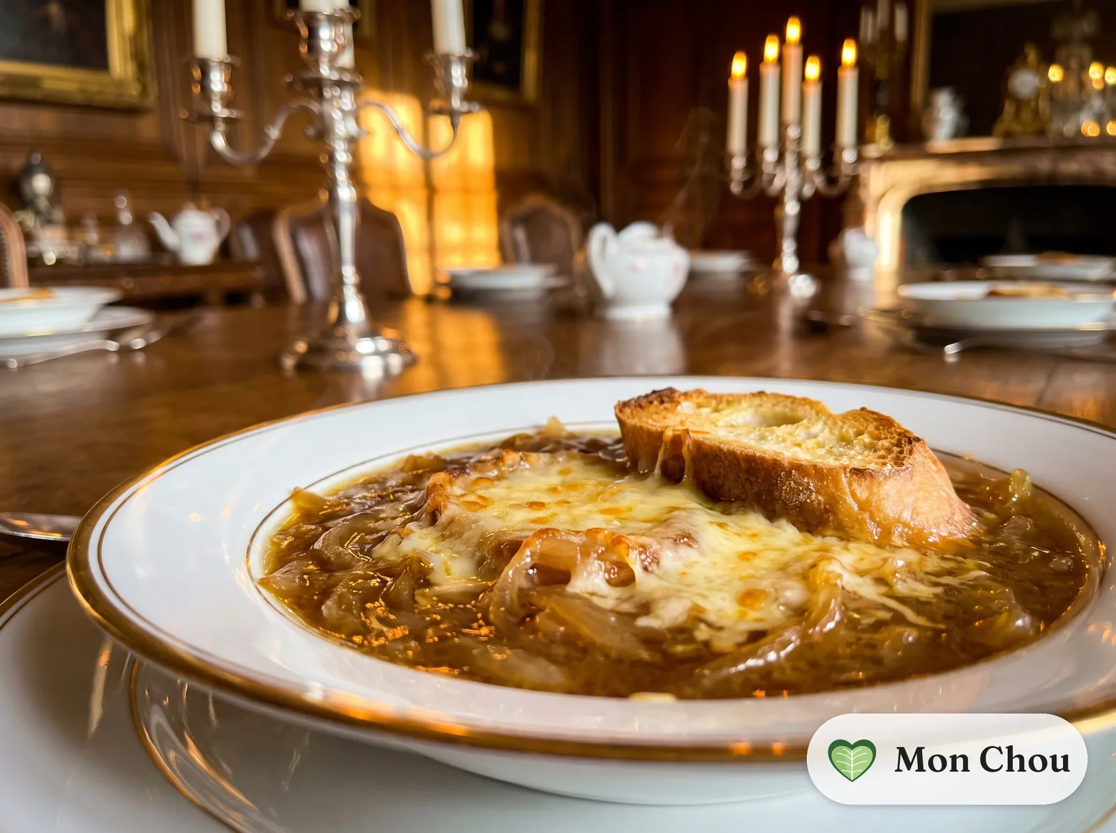 Soupe à l&rsquo;oignon gratinée