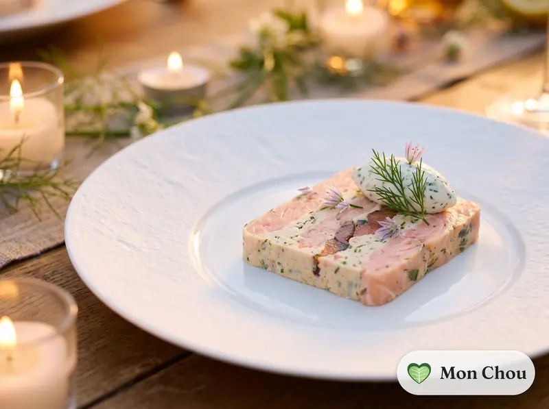 Terrine de truite aux herbes