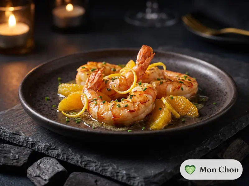 Gegrillte Langustinen mit Zitrusbutter