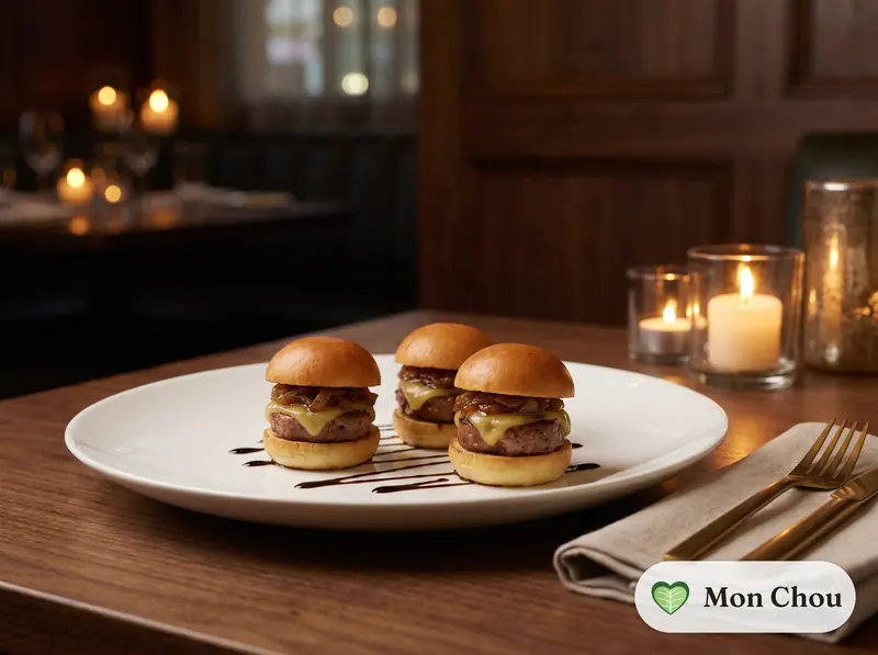 Mini burgers de canard