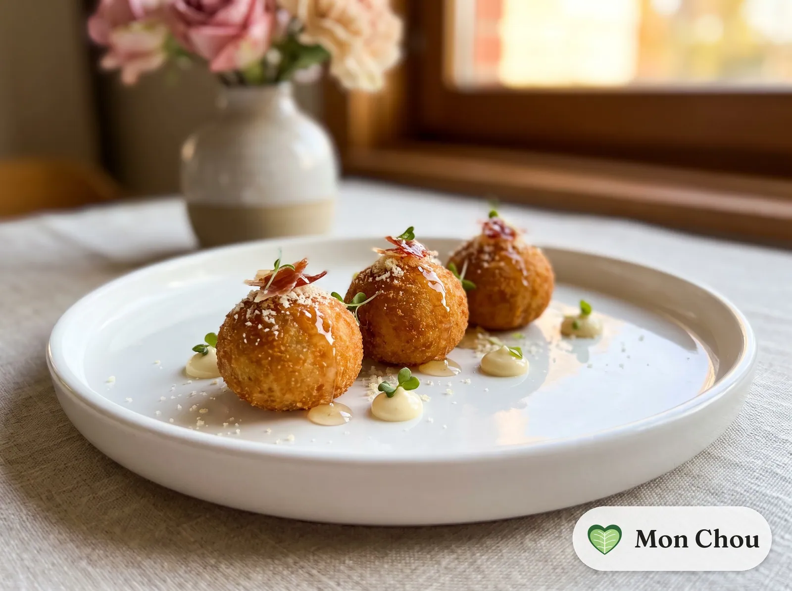 Jamón ibérico croquetas