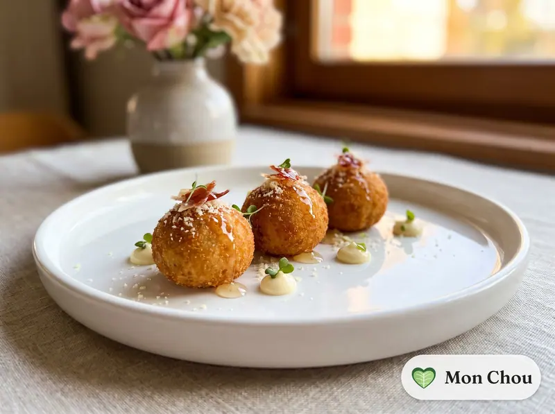 Jamón ibérico croquetas