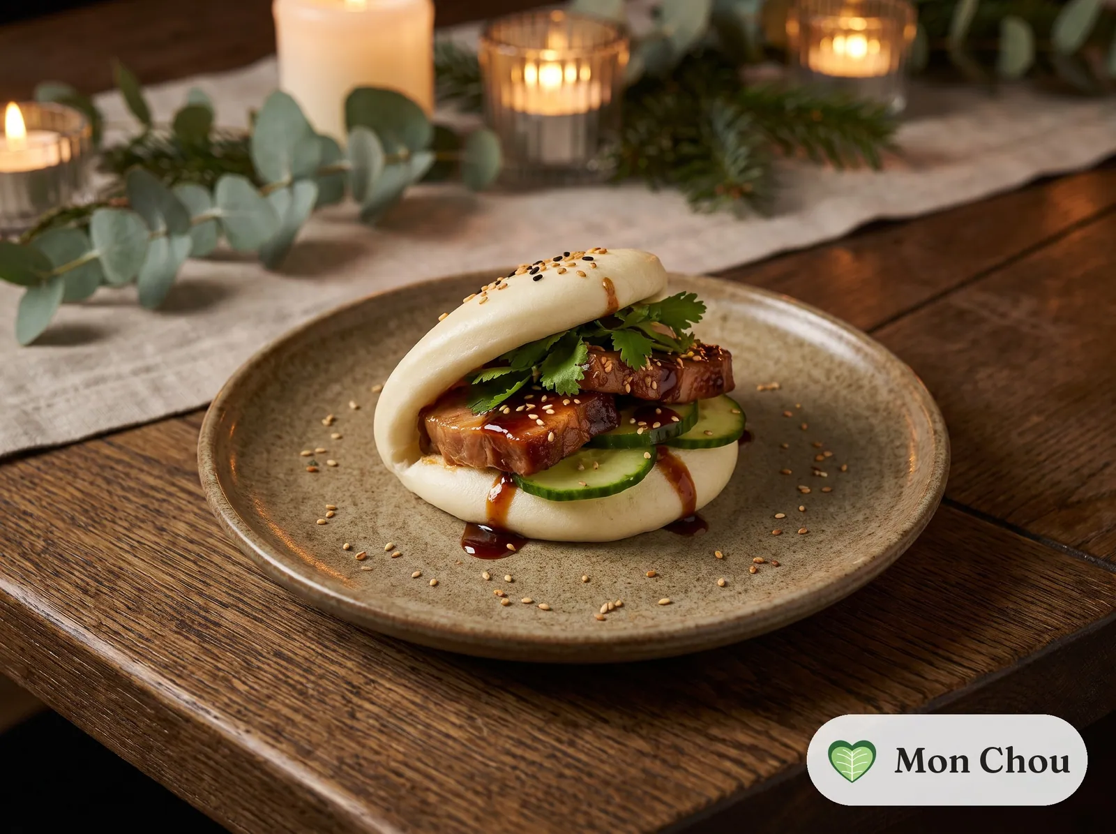 Bao au porc laqué