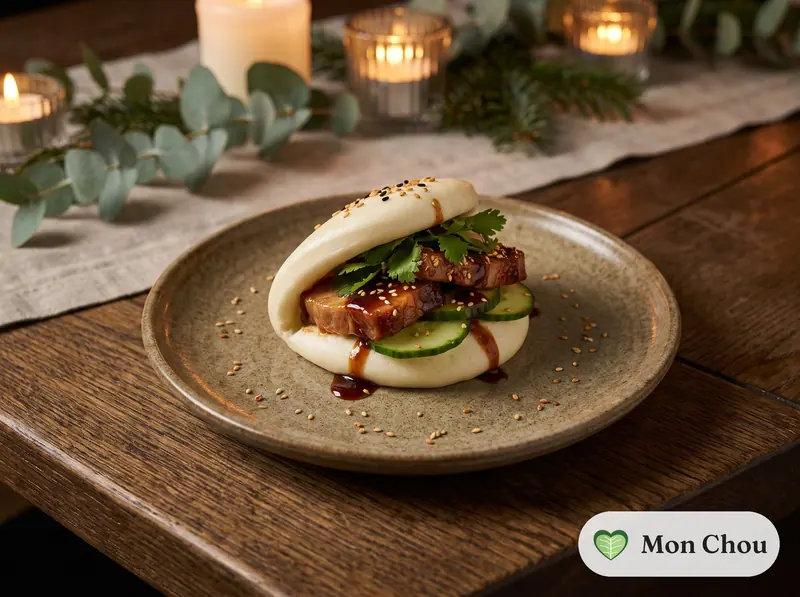 Bao au porc laqué