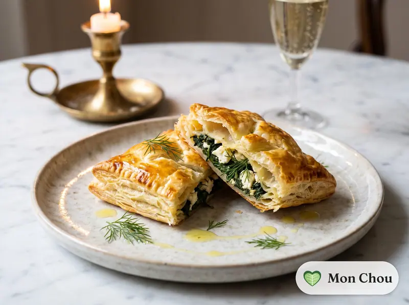 Spinach and feta pastries